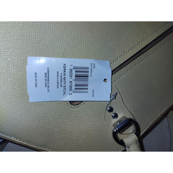 Coach X-Grain Katy Satchel Vanilla Authentic Coach Brand new with original tags - Picture 2 of 6